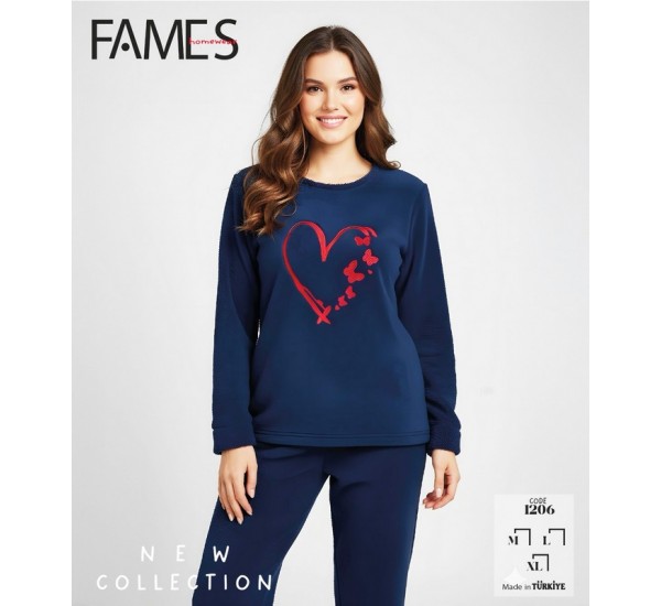 Піжама жіноча, вельсофт 3 шт (M-XL) HR1930_1206