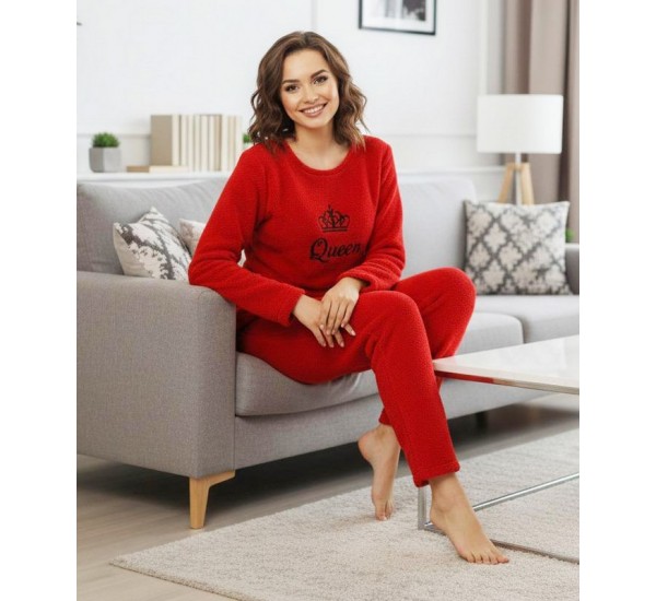 Піжама жіноча, вельсофт 3 шт (M-XL) HR1930_221024