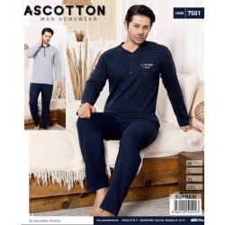 Піжама чоловіча, кашемір 4 шт (M-2XL) HR1930_7501