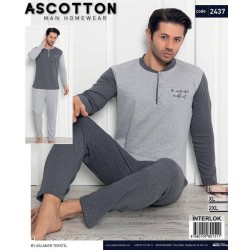 Піжама чоловіча, двунитка 3 шт (L-2XL) HR1930_2437