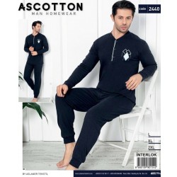 Піжама чоловіча, двунитка 3 шт (L-2XL) HR1930_2440