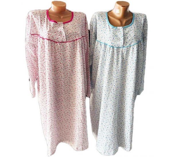 Нічна сорочка жіноча, байка 4 шт (52-60 р) HR1930_221047