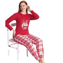 Піжама жіноча, байка 4 шт (M-2XL) HR1930_221051
