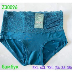 Труси жіночі 12 шт (5-7XL) бамбук KiE_Z30096r