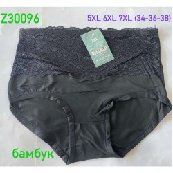 Труси жіночі 12 шт (5-7XL) бамбук KiE_Z30096m