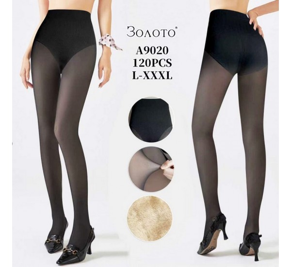 Колготи жіночі 12 шт (L-3XL) хутро KiE_A9020
