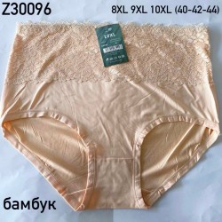 Труси жіночі 12 шт (8-10XL) бамбук KiE_Z30096b