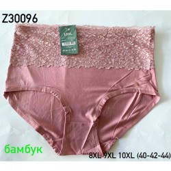 Труси жіночі 12 шт (8-10XL) бамбук KiE_Z30096f