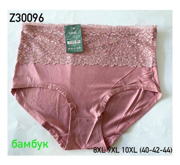 Труси жіночі 12 шт (8-10XL) бамбук KiE_Z30096f