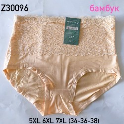 Труси жіночі 12 шт (5-7XL) бамбук KiE_Z30096y
