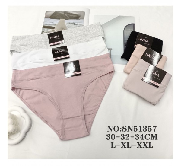 Трусы женские 12 шт (L-2XL) коттон KiE_SN51357