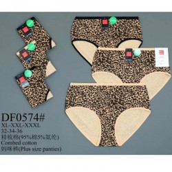 Труси жіночі 12 шт (1-3XL) коттон KiE_DF0574