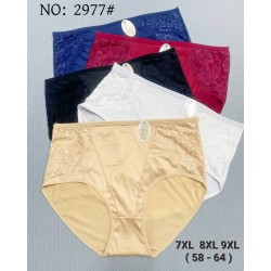 Труси жіночі 12 шт (7-9XL) бамбук KiE_2977