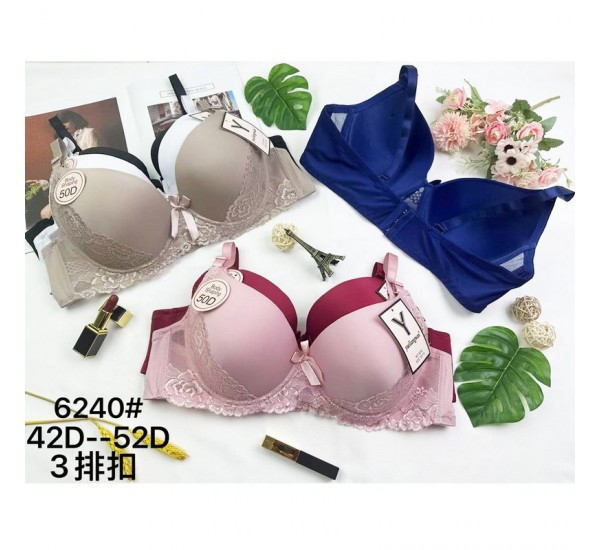 Бюстгальтер женский, полиэстер 12 шт (42-52 D) KiE_6240