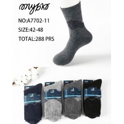 Шкарпетки чоловічі 12 шт (42-48 р) ангора/махра KiE_A7702-11
