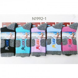 Носки женские 12 шт (37-41 р) махра KiE_N1992-1