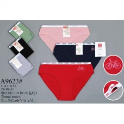Труси жіночі 12 шт (L-2XL) рубчик KiE_A9623