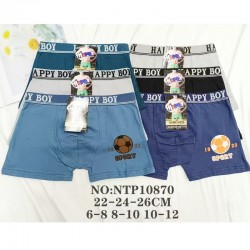 Труси дитячі 12 шт (6-12 років) коттон KiE_NTP10870