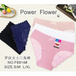 Труси жіночі 24 шт (S-XL) рубчик KiE_F6914