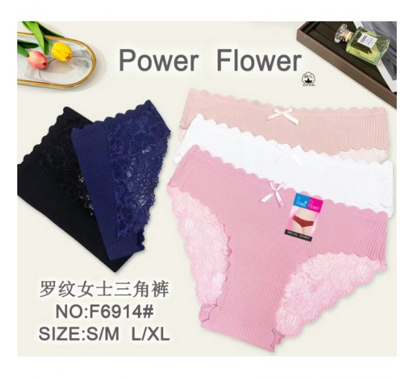 Труси жіночі 24 шт (S-XL) рубчик KiE_F6914