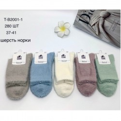 Носки женские 10 шт (37-41 р) шерсть/норка KiE_T-B2001-1