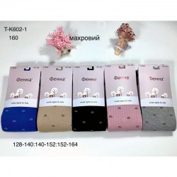 Колготи дитячі 10 шт (128-164 см) махра KiE_T-K602-1