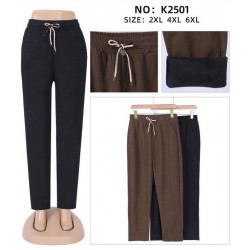 Штани жіночі 6 шт (2-6XL) фліс KiE_K2501