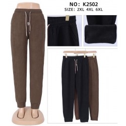 Штани жіночі 6 шт (2-6XL) фліс KiE_K2502