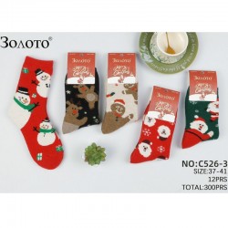 Шкарпетки жіночі 10 шт (37-41 р) ангора/махра KiE_C526-3