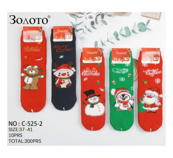 Шкарпетки жіночі 10 шт (37-41 р) ангора/махра KiE_C-525-2