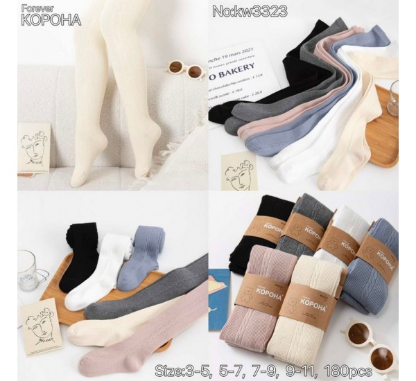 Колготи дитячі, коттон 24 шт (3-11 років) KiE_KW3323