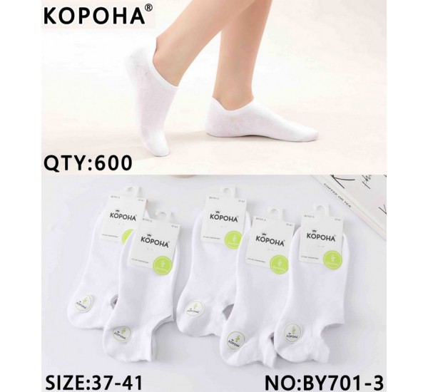 Носки женские, коттон 10 шт (37-41 р) KiE_BY701-3
