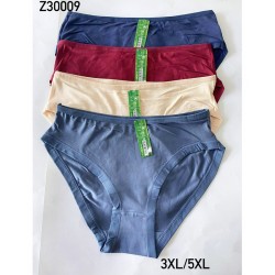 Труси жіночі 12 шт (3-5XL) бамбук KiE_Z30009
