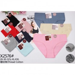 Труси жіночі 12 шт (L-2XL) коттон KiE_X2576