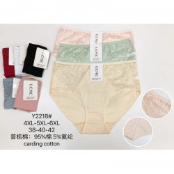 Труси жіночі супер батал 12 шт (4-6XL) коттон KiE_Y2218