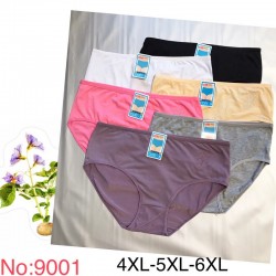 Труси жіночі супер батал 12 шт (4-6XL) коттон KiE_9001
