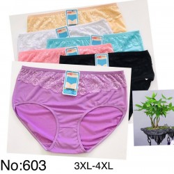Труси жіночі батал 12 шт (3-4XL) коттон KiE_603