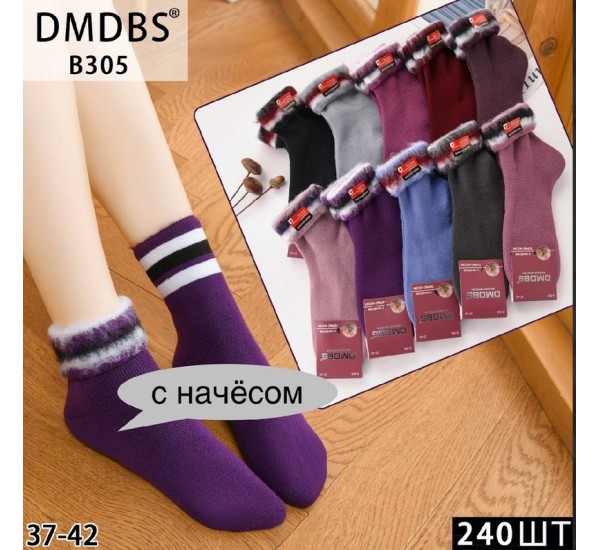Шкарпетки жіночі 10 шт (37-42 р) начіс KiE_B305