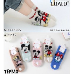 Шкарпетки дитячі 10 шт (2-8 років) велсофт KiE_CT5905