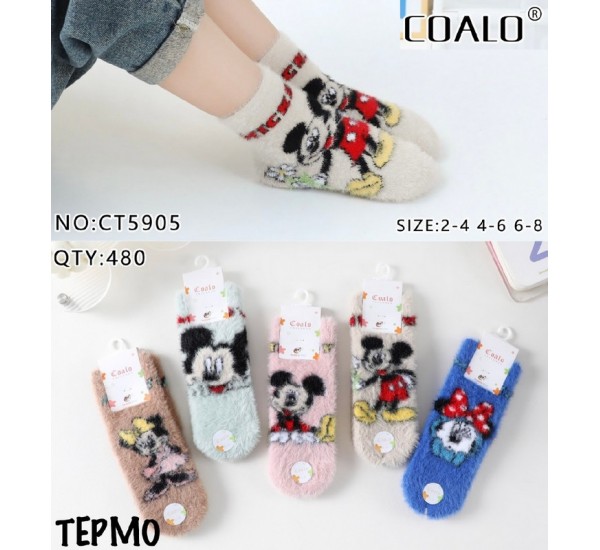 Шкарпетки дитячі 10 шт (2-8 років) велсофт KiE_CT5905