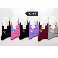 Шкарпетки жіночі 12 шт (36-41 р) коттон KiE_B268-4