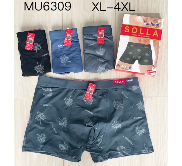 Труси чоловічі 24 шт (1-4XL) масло KiE_MU6309