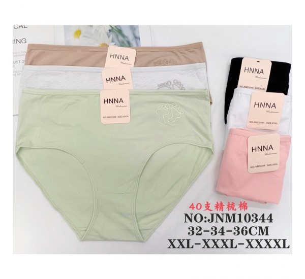 Труси жіночі 12 шт (2-4XL) коттон KiE_JNM10344