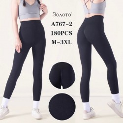 Лосины женские 12 шт (M-3XL) рубчик KiE_A767-2