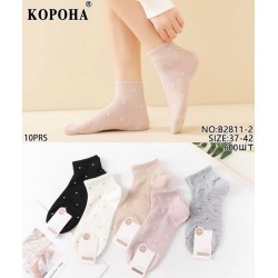 Носки женские 10 шт (36-42 р) коттон KiE_B2811-2