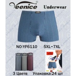 Труси чоловічі 24 шт (5-7XL) бамбук KiE_YF6110