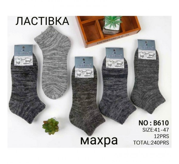 Шкарпетки чоловічі 10 шт (41-47 р) махра KiE_B610