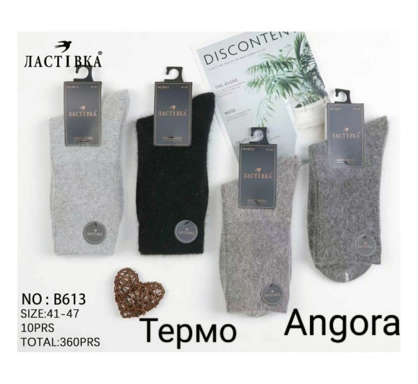 Носки мужские 10 шт (41-47 р) ангора KiE_B613