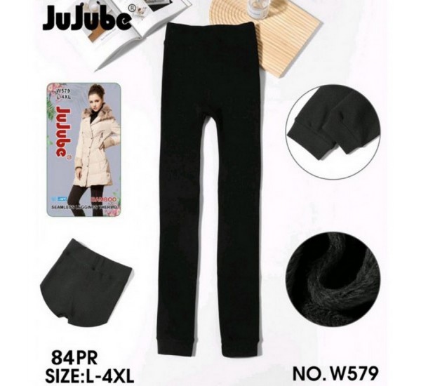 Лосины женские 12 шт (L-4XL) мех KiE_W579