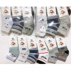 Шкарпетки дитячі 12 шт (1-7 років) коттон KiE_1003